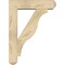 Ekena Millwork Funston Craftsman Rough Sawn Bracket w/ Offset Brace, Douglas Fir, 6"W x 22"D x 30"H BKT0604X22X30FST04RDF - alternate 2